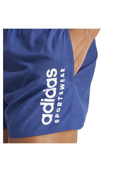 Adidas Essentials Logo CLX Swim Shorts Navy Blue Men ADIDAS SWIMWEAR | Swimwear | IR6225-